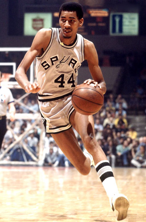 How many years did George Gervin play in the NBA?