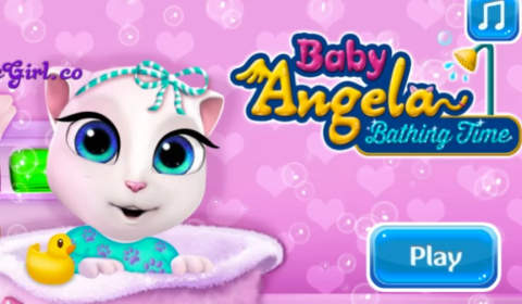 Baby Angela Bathing Time