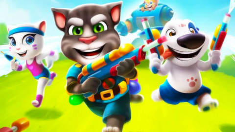 Talking Tom Camp Or Fortnite？