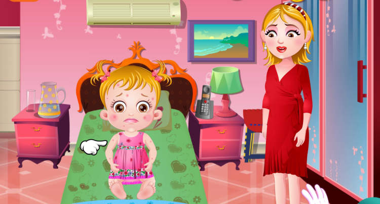 Baby Hazel Skin Trouble Or Baby Hazel Doctor Dressup？